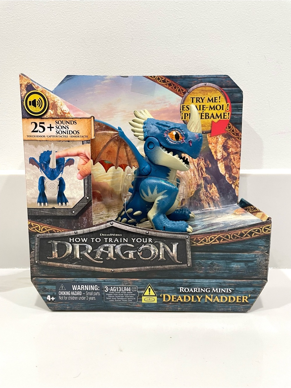 NEW How To Train Your Dragon Roaring Minis ‘Deadly Nadder’ Interactive Dragon